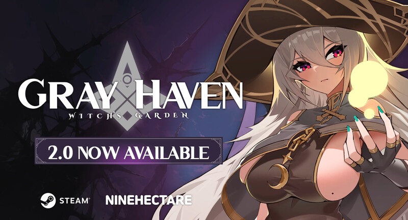 更新[动作ARPG/平面3D/全动态] 灰色乐园 Gray Haven : Witch’s Garden Ver3.1.1 官中版 [7.0G]
