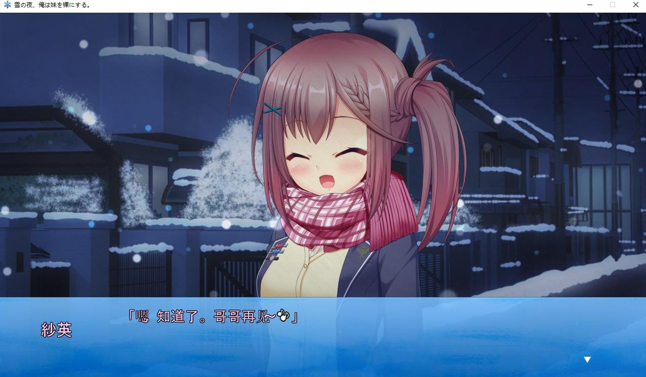 电脑端/[ADV]  AI汉化  雪の夜、俺は妹を裸にする  -第3张图片-萌站