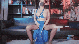 （网红）巨乳网红cos春丽乘骑-第3张图片-萌站