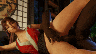 [3D动画/CV] Lies1410 4月新作：2B+霞+不知火舞+弗蕾娜 性感女神黑色巨根爆肏中出-第4张图片-萌站