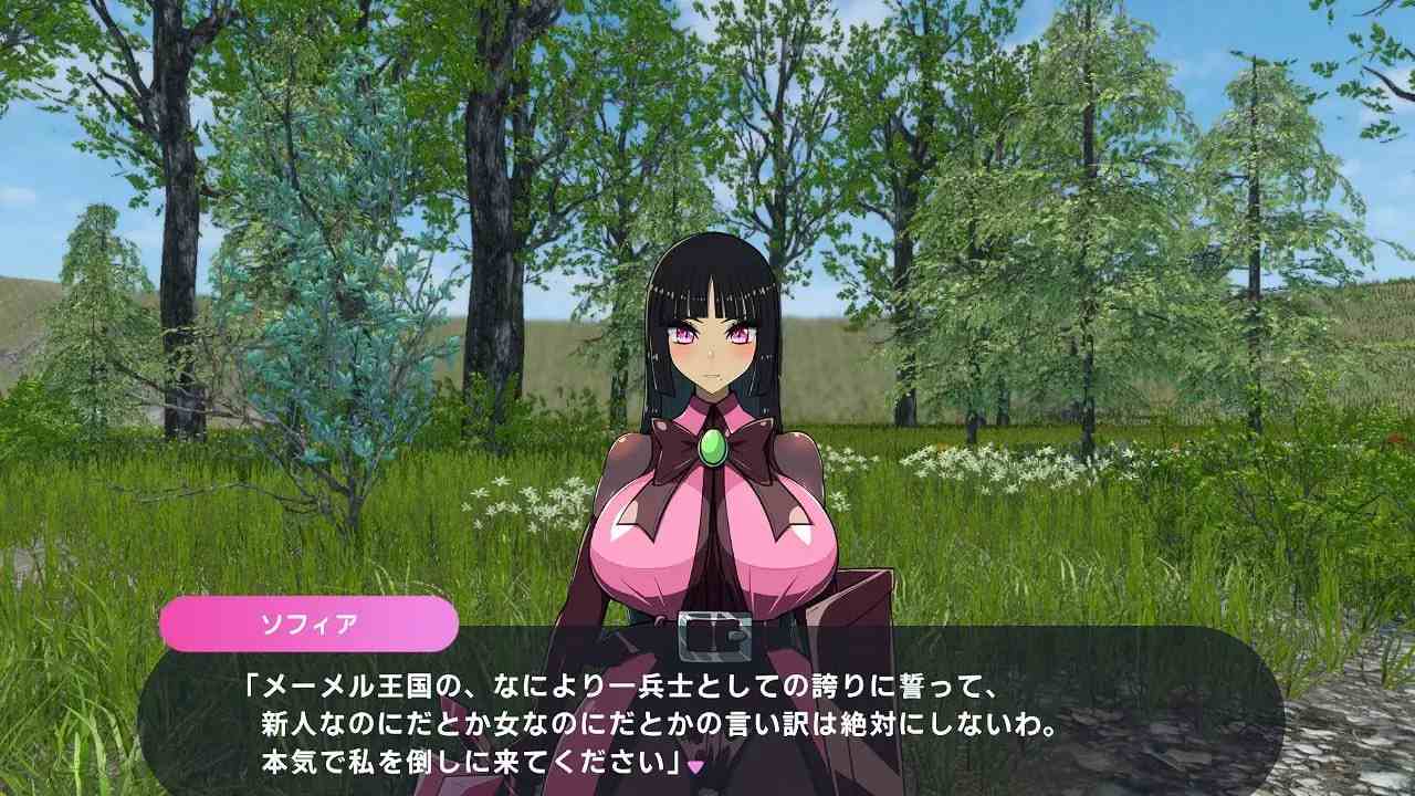 【PC/SLG/3D/动态/男M/无汉化】身经百战的老兵你 VS 初出茅庐的新人女兵【共1.3GB】【原名：負け騎士アクション VSソフィア】【2025年03月03日 发售】-第4张图片-萌站