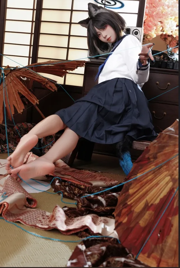 【COSPLAY】纸悦w 栉田桔梗［25p]【300M】