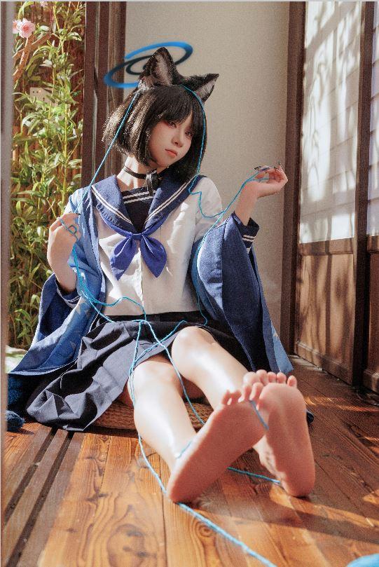 【COSPLAY】纸悦w 栉田桔梗［25p]【300M】-第5张图片-萌站