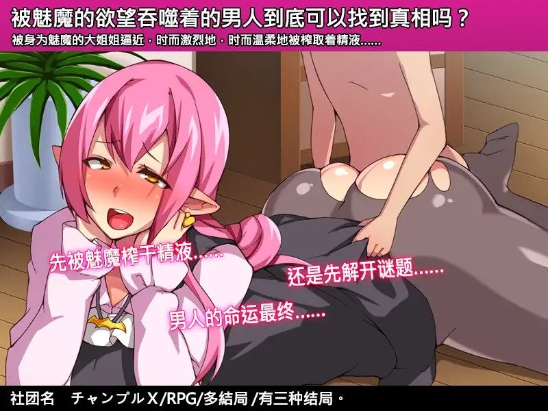 【RPG/PC/汉化/正太/魅魔/黑丝/色诱/淫乱/反向奸/巨乳】正太与大姐姐魅魔与白日梦-第4张图片-萌站