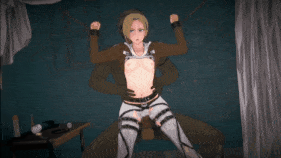 【贫乳 骑乘 后入 前后夹击 爆操 爆射 喷潮 中出】新作-[Attack on Titan] Annie Leonhart-第4张图片-萌站