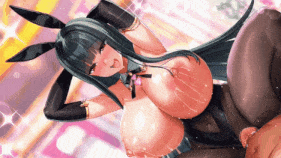【巨乳 黑丝 兔女郎 白丝 乳摇 乳交 骑乘 后入 爆操 爆射 中出】新作-[HMV]Moto Bunny-第10张图片-萌站