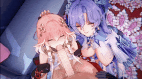 【巨乳 黑丝 白丝 乳摇 口交 吞精 骑乘 后入 爆操 爆射 喷潮 中出】新作-💗💦水深火热🔥🥵坎特蕾拉 × 长离 Cantarella×Changli《鸣潮》wuthering_waves 鳴潮-第10张图片-萌站