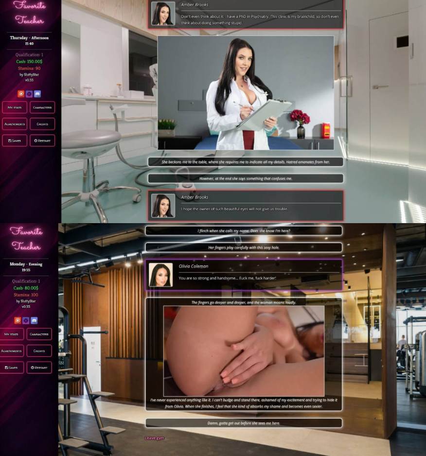【粉丝福利/白嫖/PC/更新/真人SLG/HTML/动态】最喜欢的老师V1.52【共4.3GB】【浏览器汉化】【原名:Favorite Teacher】-第2张图片-萌站 【粉丝福利/白嫖/PC/更新/真人SLG/HTML/动态】最喜欢的老师V1.52【共4.3GB】【浏览器汉化】【原名:Favorite Teacher】-第2张图片-萌站