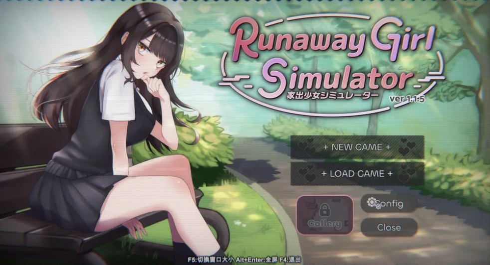 【日系/SLG/3D/官中/全动态】离家少女模拟器 Runaway Girl Simulator Ver1.1.5 官方中文版【1.65G】【序号1432】