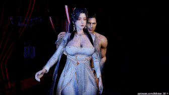 [3D动画/VAM] Mr.W：清漪 性感古风美人深夜被采花贼侵犯中出 -第4张图片-萌站