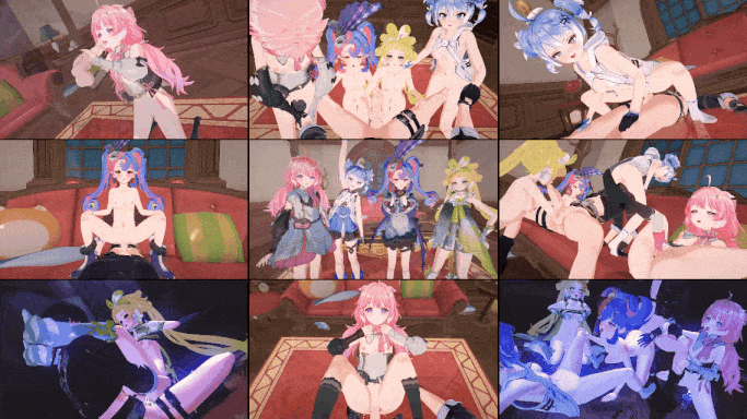 【3D/INock】5月新作：鸣潮-4小只的服侍-安可洛可可维里奈釉瑚