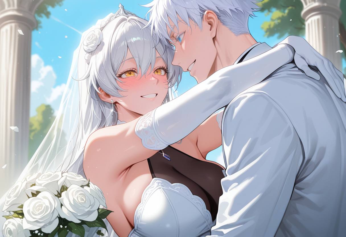 AI绘画 崩坏3 琪亚娜 婚纱 281P-第2张图片-萌站
