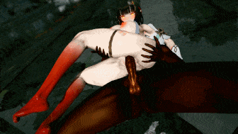 【动画/后入/乘骑/中出/爆操】[3D无修CV] AlphaG 新作：菲比+耀嘉音+灵砂+花火+黑塔 清纯白丝少女前后夹击爆肏中出 [10G]