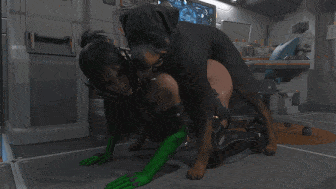 【动画/人兽/中出/乘骑/爆操】[3D无修CV] P4s 新作：蒂法+史卡蕾特+莉莉+弗蕾娜+穗乃果 性感女神狼狗大屌后入爆肏 [552M]