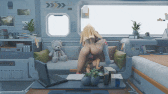 【动画/人兽/中出/乘骑/爆操】[3D无修CV] P4s 新作：蒂法+史卡蕾特+莉莉+弗蕾娜+穗乃果 性感女神狼狗大屌后入爆肏 [552M]-第6张图片-萌站