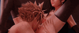 【动画/乘骑/口交/后入/爆操】[3D无修CV] Aries' Possession 新作：Tifa & Cloud Room 202 蒂法 性感女神激情爆肏中出 [200M]-第6张图片-萌站