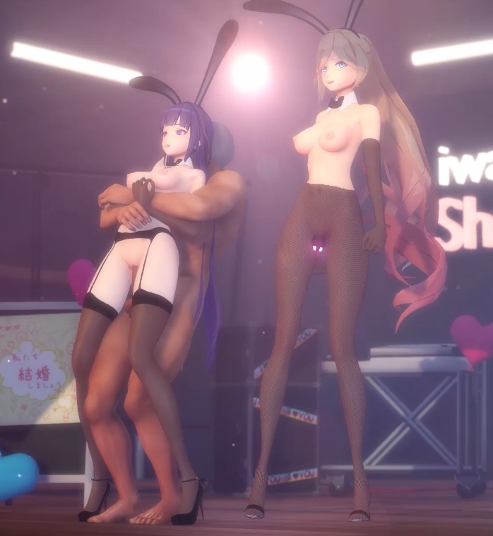 3D动画 芽衣x幽兰黛尔 ThumbsUp BunnyGirls Mei&Durandel  2K60FPS-第3张图片-萌站