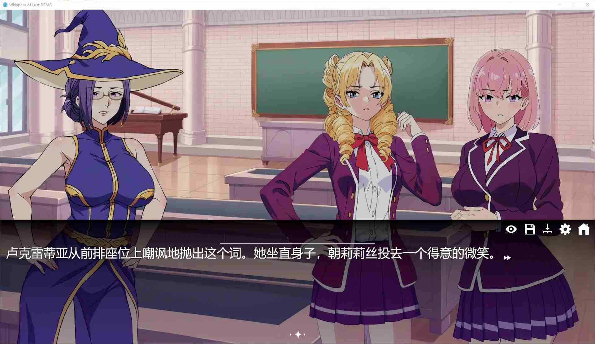 【欧美SLG/中文/动态】Whispers of Lust 官中测试版【新作/1.2G】