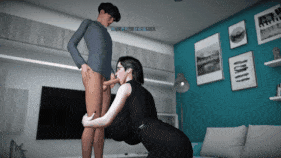 【2K/无修/无水印】【巨乳 黑丝 乳摇 手交 口交 吞精 小马拉大车 骑乘 后入 爆操 爆射 中出】新作-[Brainocn]- 小志与顾老师-第39张图片-萌站