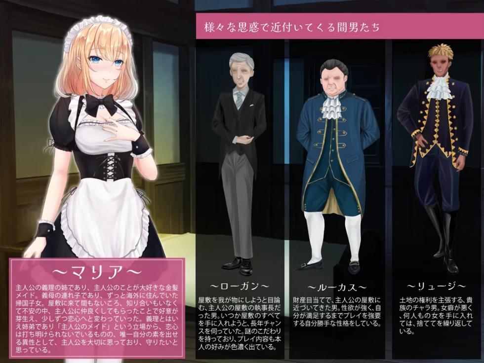 【日系/RPG/汉化/NTR/PC/安卓joi】NTR女仆～我专属女仆被寝取的30天～ NTRメイド ～僕専属のメイドが寝取られる30日間～ AI汉化内嵌版【1G】【序号1522】
