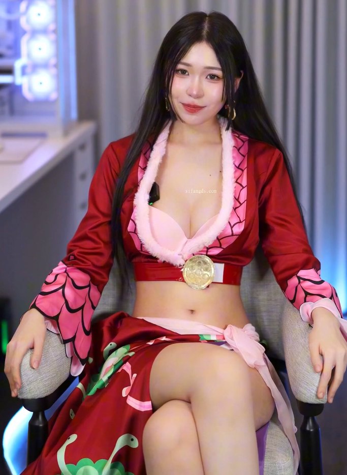 Meriol Chan 红丝渔网袜 自慰 骑乘 cosplay波雅汉库克-第5张图片-萌站