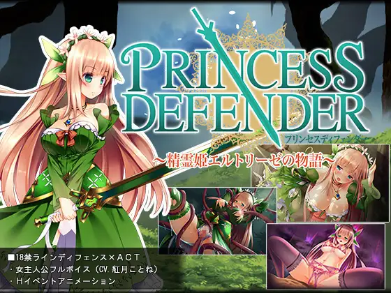 【DLsite/动态/汉化/实时机翻/女性视角/女王/公主/精灵/妖精/羞辱/暗示/触手】公主守卫者-~精灵姬艾尔多丽泽的故事~ 【PC/社团名:NineBirdHouse/RJ223394/声优:紅月ことね】