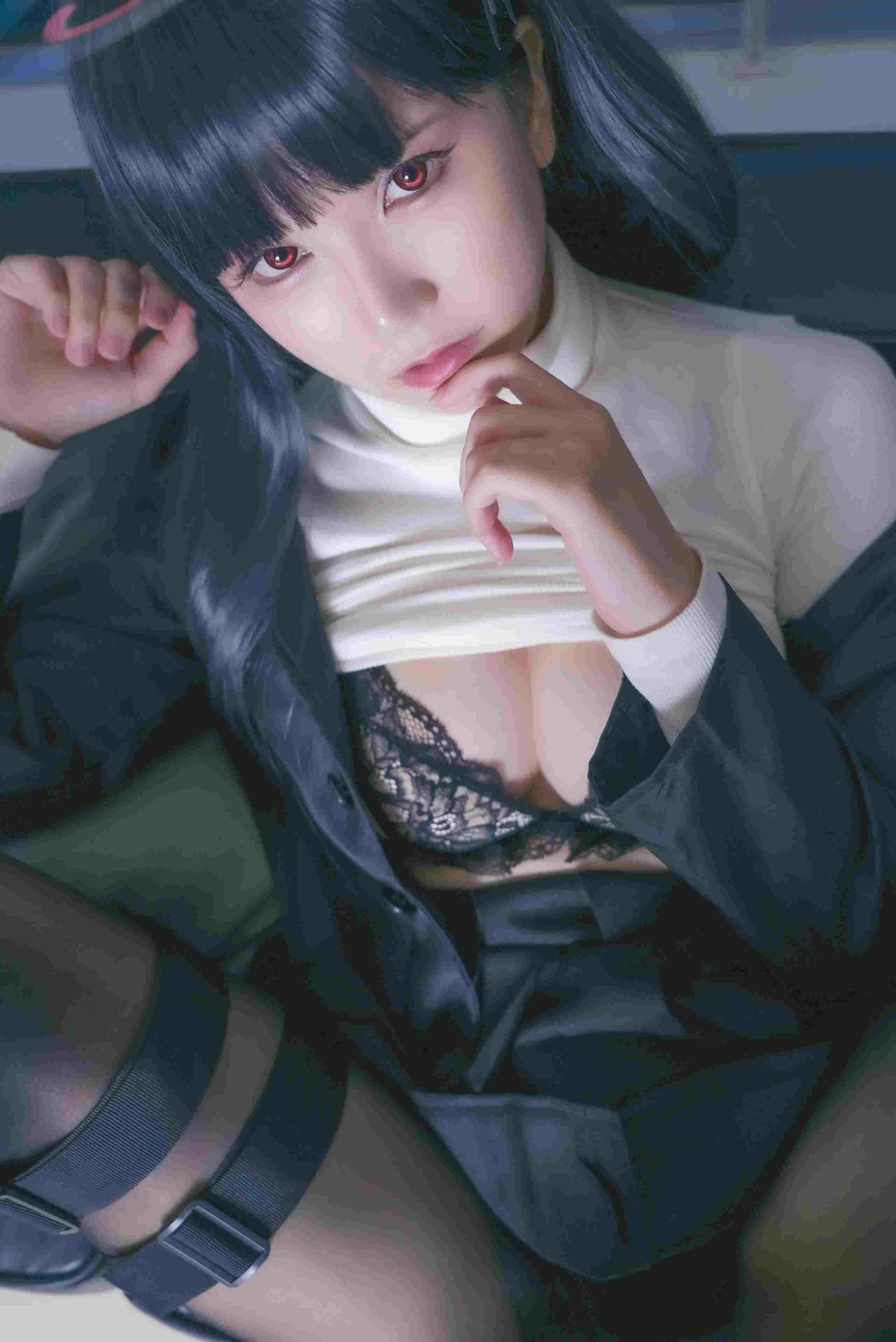 蒼馬月葵 - 調月リオ 调月莉音 黑丝 cos 134P-第3张图片-萌站