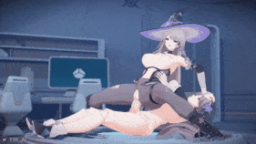 4K-【巨乳 黑丝 乳摇 揉乳 骑乘 后入 前后夹击 爆操 爆射 喷潮 中出】新作-[Tir_AL]-The Herta 大黑塔&黑塔-第3张图片-萌站