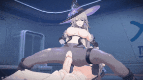 4K-【巨乳 黑丝 乳摇 揉乳 骑乘 后入 前后夹击 爆操 爆射 喷潮 中出】新作-[Tir_AL]-The Herta 大黑塔&黑塔-第9张图片-萌站