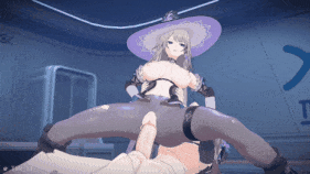 4K-【巨乳 黑丝 乳摇 揉乳 骑乘 后入 前后夹击 爆操 爆射 喷潮 中出】新作-[Tir_AL]-The Herta 大黑塔&黑塔-第16张图片-萌站
