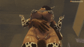 【巨乳 丝袜 揉乳 口交 吞精 骑乘 后入 前后夹击 爆操 爆射 中出】新作-[Maidenles3D]-Raiden Shogun Bath House Release-第9张图片-萌站