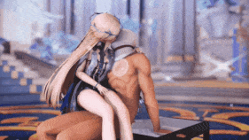 【巨乳 黑丝 乳摇 足交 腿交 手交 口交 骑乘 后入 爆操 爆射 中出】新作-[Sex&Dance] 卡提希娅&珂莱塔(Cartethyia&Carlotta )🩷LUVORATORRRRRY!-第12张图片-萌站