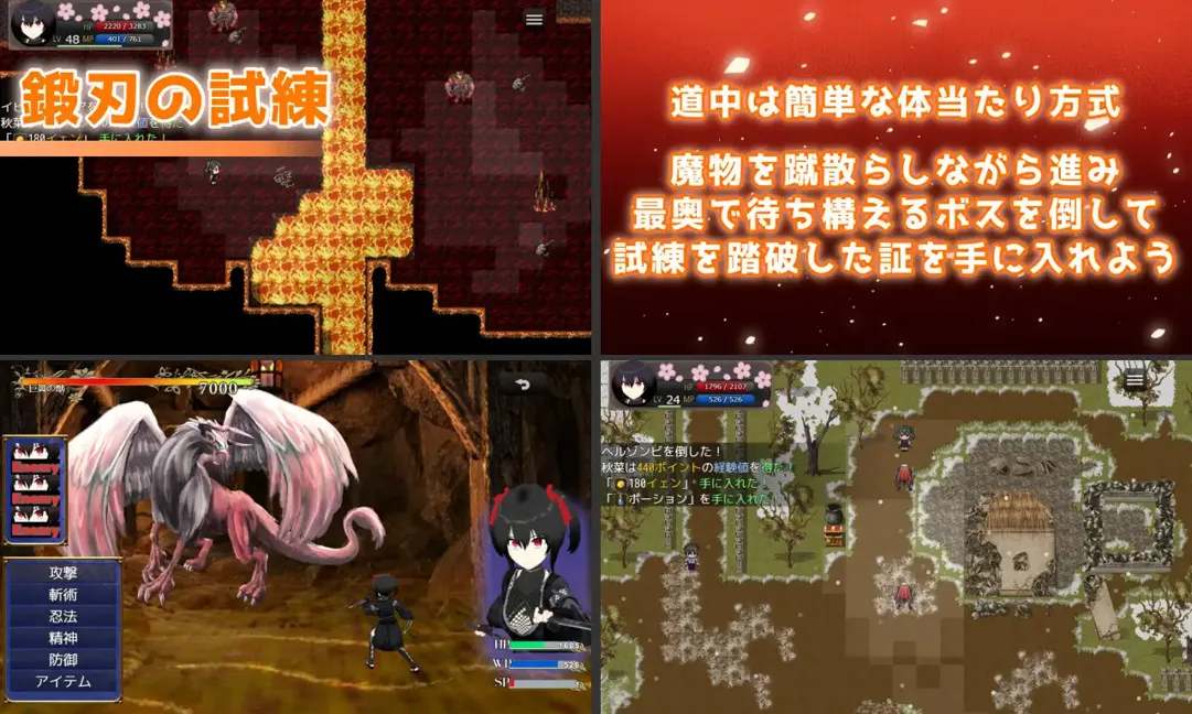 【日系RPG精品/汉化/动态】灾厄忍者 妖华与阴谋之里 Calamitous 忍者と妖華と悪謀の里 Mtool汉化版【1.96G】-第12张图片-萌站