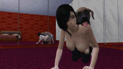 蒂法欲望 - 犬类后入-第3张图片-萌站