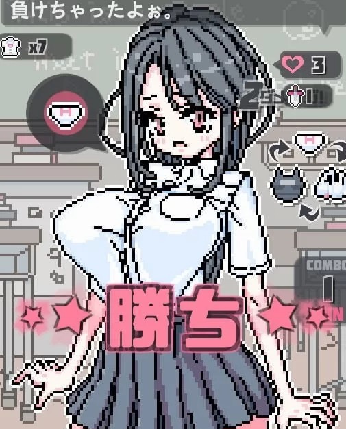  [猜拳SLG/像素动态/新作] 点阵胖次拳 PC+安卓 官中步兵版 [1+100M][百度盘]-第2张图片-萌站