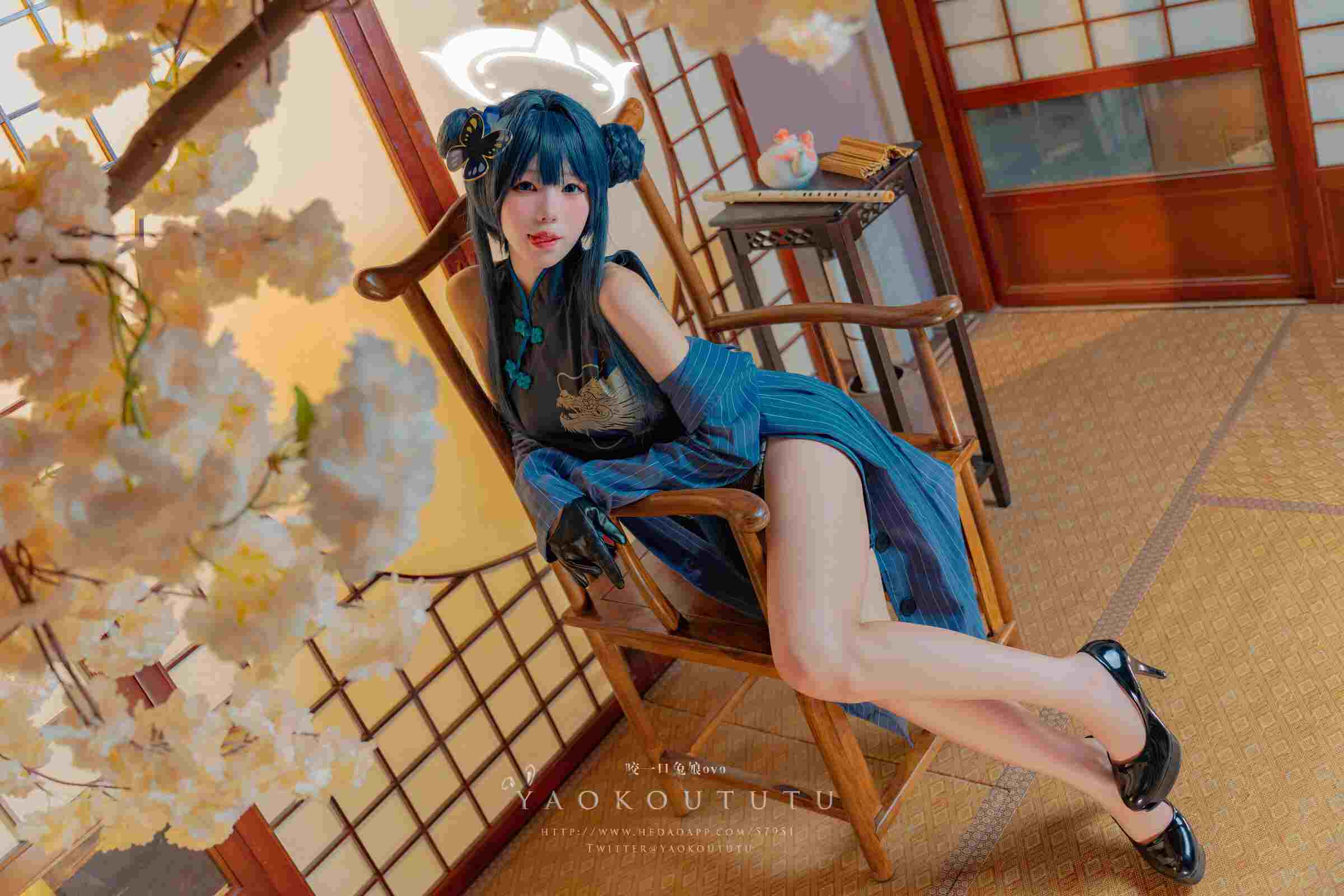 咬一口兔娘ovo - 碧蓝档案·妃咲 捆绑 85P