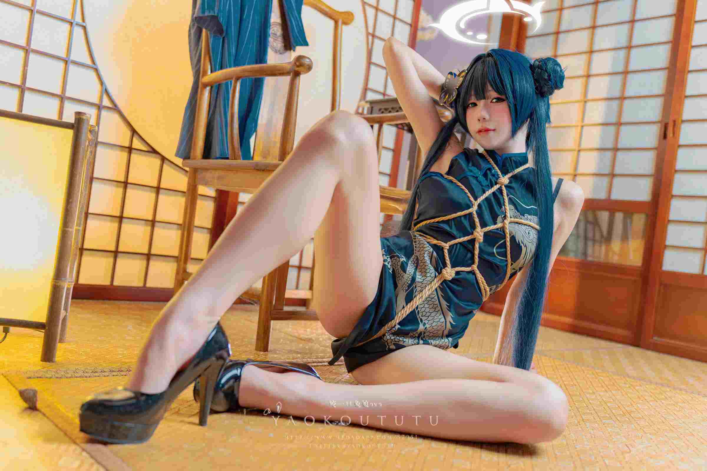 咬一口兔娘ovo - 碧蓝档案·妃咲 捆绑 85P-第3张图片-萌站