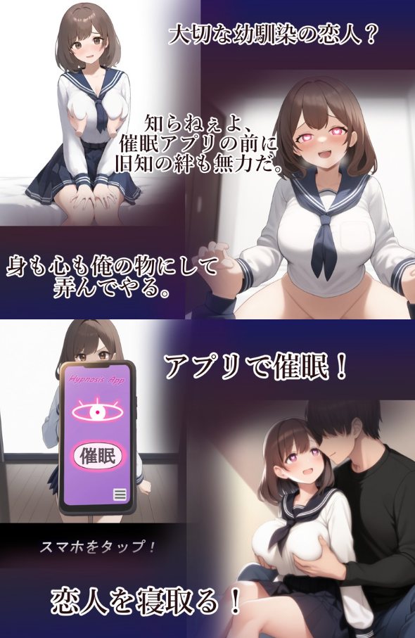 【PC/新作/RPG/NTR/催眠】纯爱强夺～催眠能力拆散青梅竹马情侣～【共1GB】【MTool云翻/机翻】【原名：純/愛強奪～催○の力は幼馴染カップルを引き裂く～】【2025年04月13日 发售】