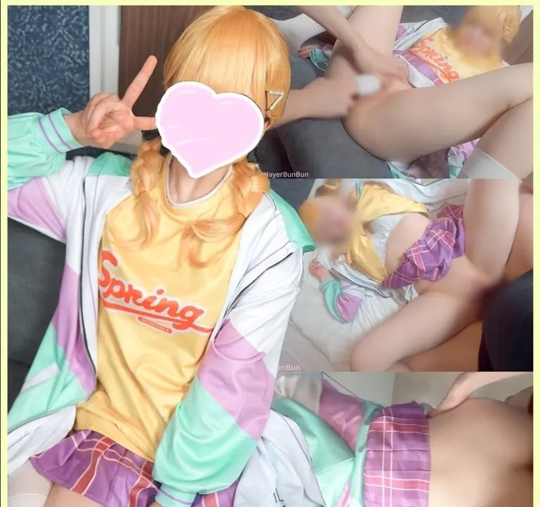 奶龙琴音「プロデューサーしゅきぃ♡♡」ホテルでPと甘々えっち♡身体反応しまくり連続中イキ痙攣絶頂💛