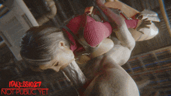[冲击力十足3D/无修/CV] Alessio ：艾达王+吉尔+克莱尔 被捕获的爆乳女特工沦为飞机杯-第2张图片-萌站