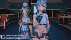 【3D/Mr. No Face】 新作 崩坏-流萤和银狼之穹的享受日-第3张图片-萌站