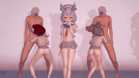 【萝莉 JK 白丝 口交 骑乘 后入 前后夹击 爆操 爆射 喷潮 中出】新作-Genshin cuties - Up & Down (Sex + Dance ver.) 萝莉 不是 幼女-第3张图片-萌站