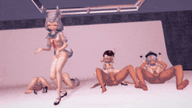 【萝莉 JK 白丝 口交 骑乘 后入 前后夹击 爆操 爆射 喷潮 中出】新作-Genshin cuties - Up & Down (Sex + Dance ver.) 萝莉 不是 幼女-第6张图片-萌站