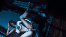 【巨乳 手交 乳交 乳摇 扣穴 喷射 骑乘 后入 肛交 爆操 中出】新作-Prurient fit Ashley Graham in blue lingerie corrupted by anal with monster p.2-第5张图片-萌站