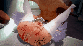 【巨乳 萝莉 白丝 口交 吞精 乳摇 乳交 喷射 骑乘 前后夹击 后入 爆操 爆射 喷潮 中出】新作-【⚠重口孕肚QOS】拉菲（USS Laffey）：成熟之后的后果♥-第29张图片-萌站