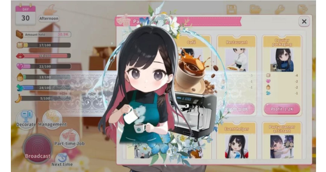 【SLG官中PC动态无码】直播启动！VTuber出道指南