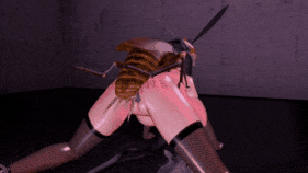 【巨乳 黑丝 乳摇 虫交 口交 后入 前后夹击 爆操 中出】新作-taihou plays with insect-第4张图片-萌站