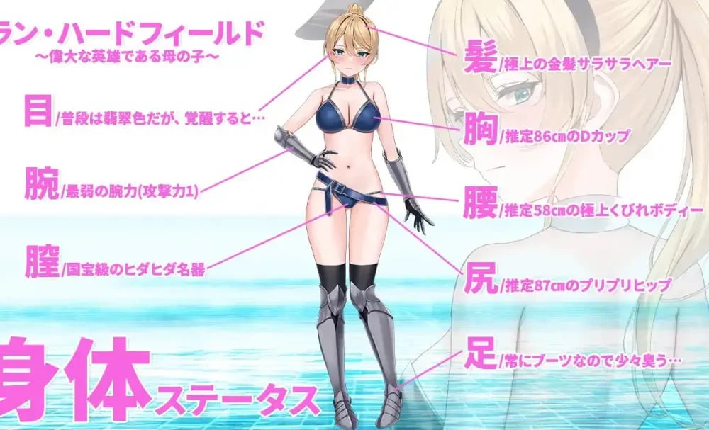 【RPG/机翻】ランの他力本願冒険道～TSした俺は最弱女騎士、パーティーの性処理係～-第3张图片-萌站