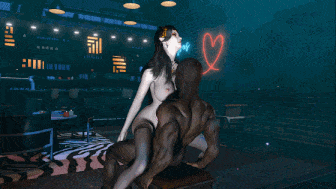 [3D动画/VAM] 夏童：美杜莎在酒吧服务黑鬼 性感黑丝御姐黑色巨根激情爆肏-第2张图片-萌站
