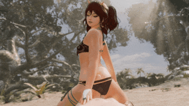 [3D动画/LazyProcrast] 5月新作 死或生Kanna 小恶魔美少女沙滩激情榨精性交-第4张图片-萌站